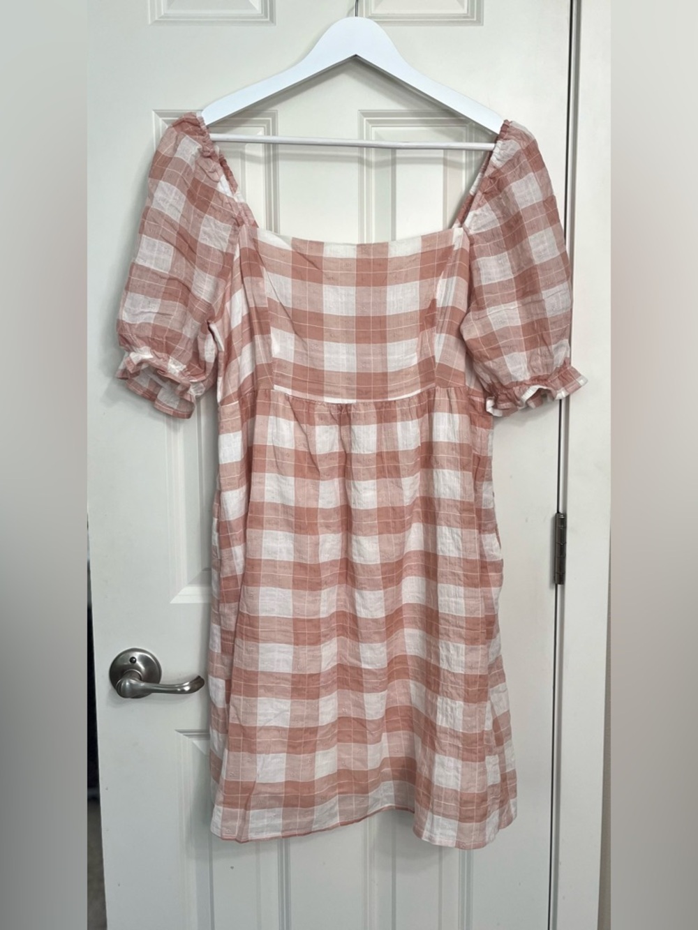 Lush Gingham Mini Dress NWOT